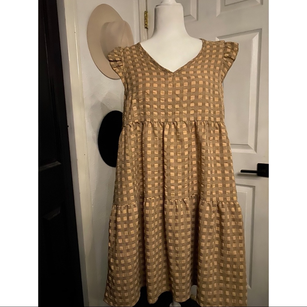 Beige Dazzling Dress